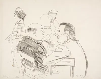Bürger by Рудольф Шлихтер, 1926 — digital art print download