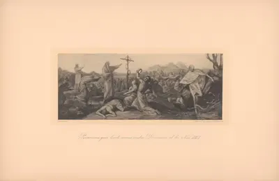 Peccavimus, quia locuti sumus contra Dominum et te. Num. XXI. 7. by Tobias Weiss, 1891 — digital art print download