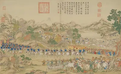 Receiving the surrender of the Ili by Разные художники, 1765-1769 — digital art print download