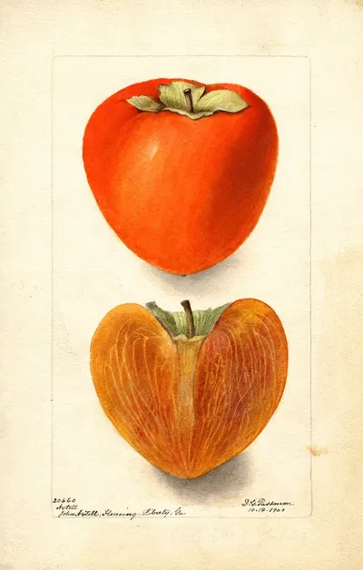 Diospyros: Axtill by Deborah Griscom Passmore, 1900 — digital art print download