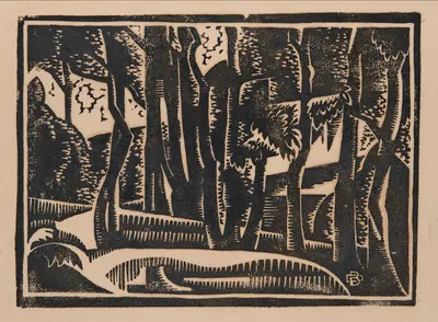 Gum Trees by Dorrit Black, 1933 — digital art print download