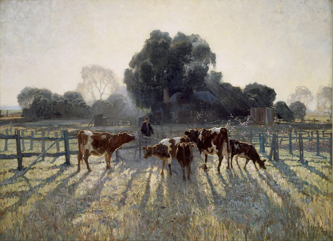 Spring frost by Elioth Gruner — digital art print download