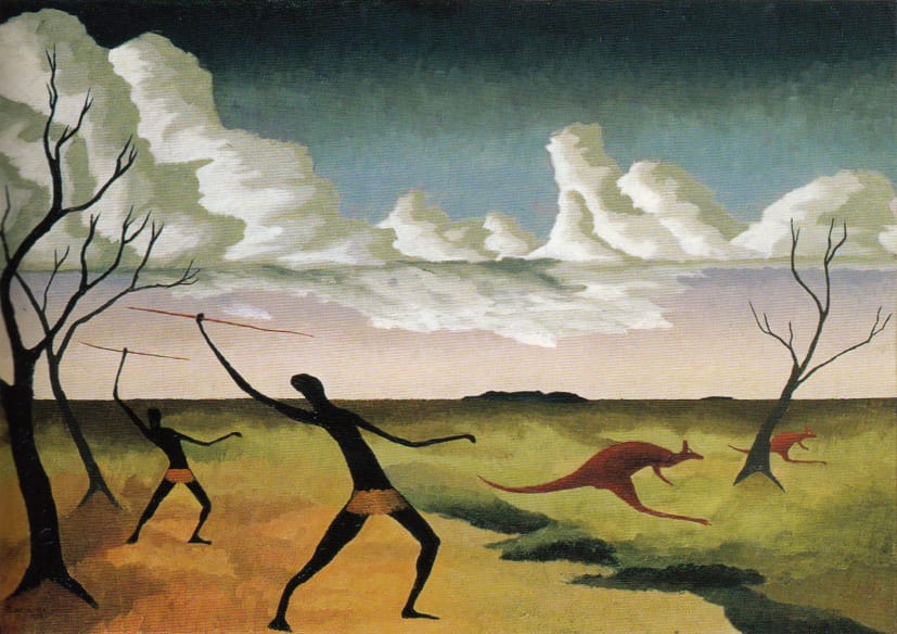 Kangaroo Hunt by Peter Purves Smith — digital art print download