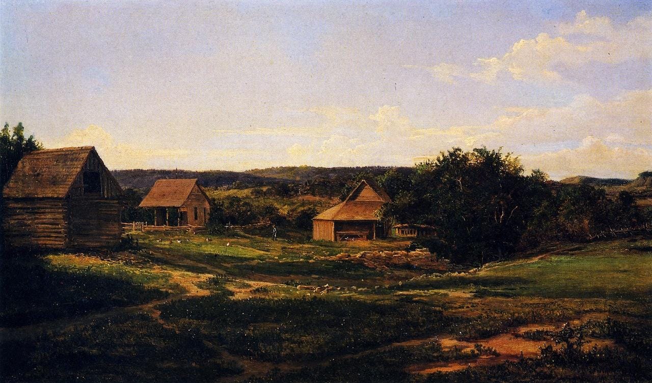 August Schroeter Ranch on the Colorado River — Hermann Lungkwitz