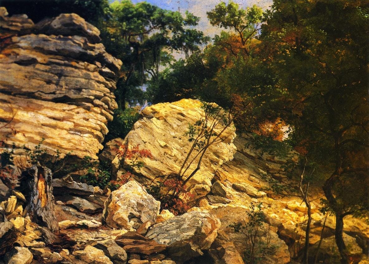 On Shoal Creek, Austin — Hermann Lungkwitz