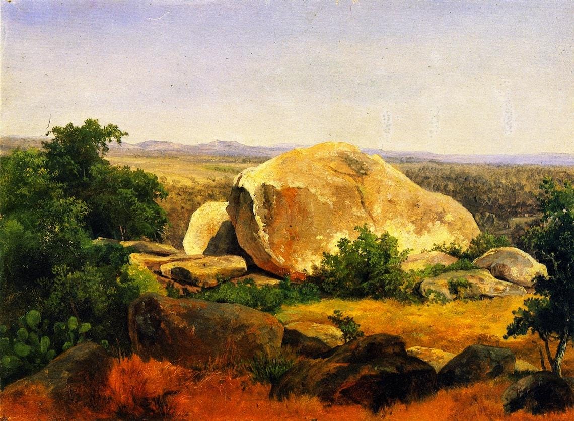 Yellow Boulders on Bear Mountain — Hermann Lungkwitz