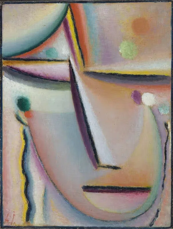 Медитация 'Молитва' by Алексей фон Явленский, 1922 — digital art print download
