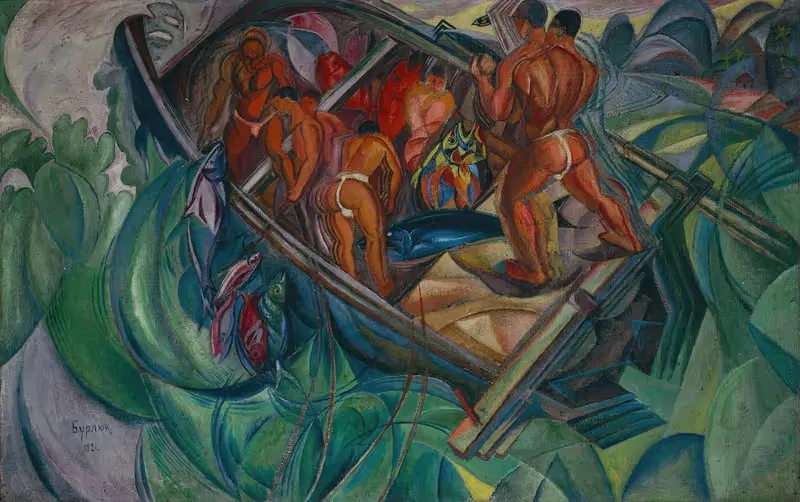 South Sea Fishermen — David Davidovich Burliuk