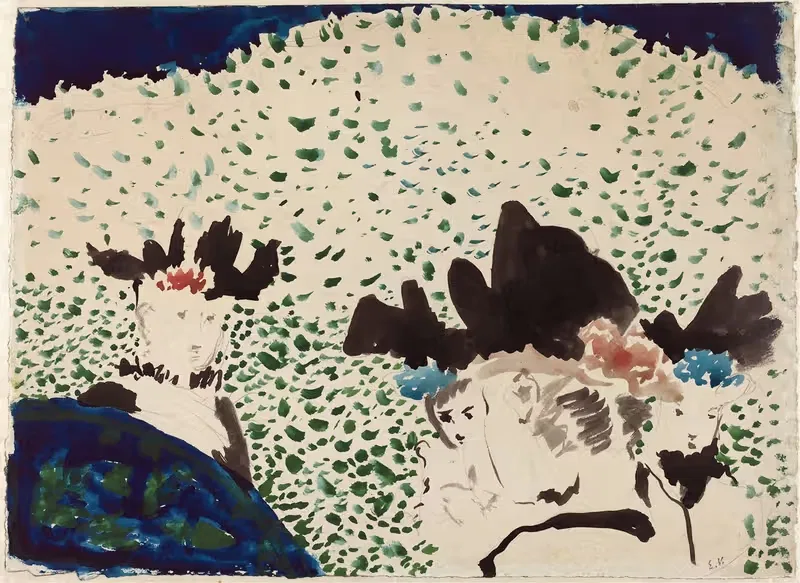 Four Ladies with Fancy Hats — Édouard Vuillard
