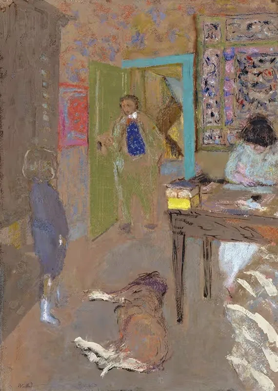 Интерьер в Сен-Жакут by Эдвард Вюйяр, 1909 — digital art print download