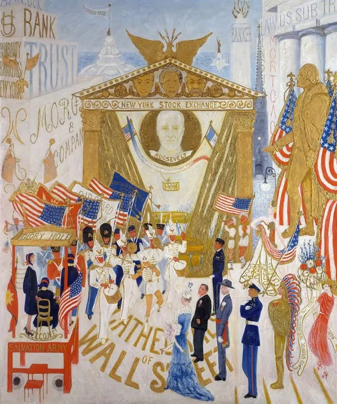 Соборы Уолл-стрит by Флорин Стеттхаймер, 1939 — digital art print download