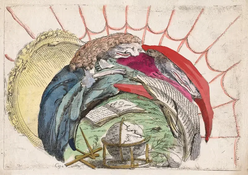 Scholars Consulting Books and a Globe — Giovanni Francesco Costa