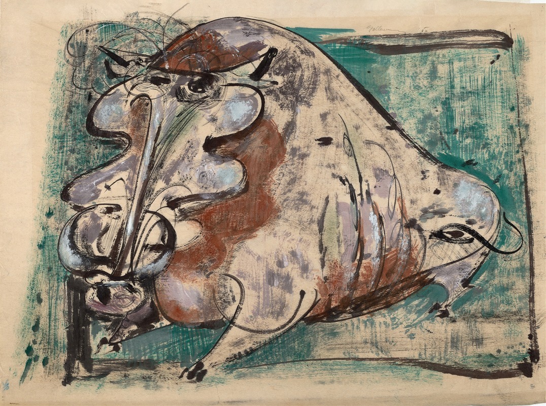 Warthog by John Galloway, 1950 — digital art print download