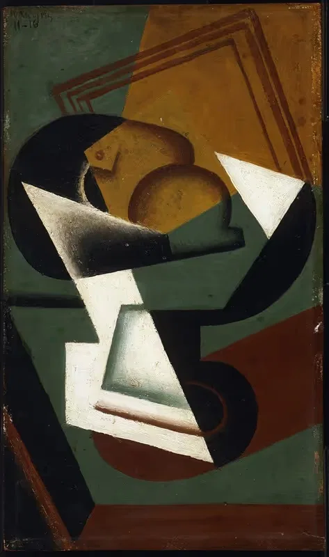 Блюдо с фруктами by Хуан Грис, 1916 — digital art print download