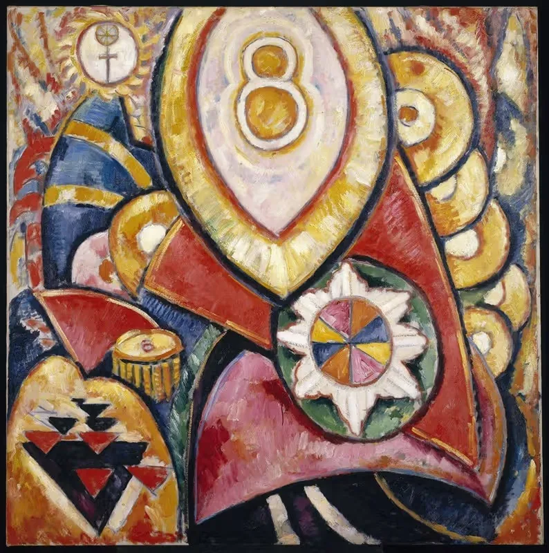 Картина № 48 by Марсден Хартли, 1913 — digital art print download