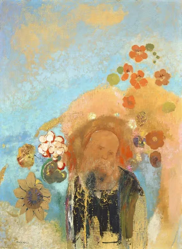 Evocation of Roussel by Odilon Redon, c. 1912 — digital art print download