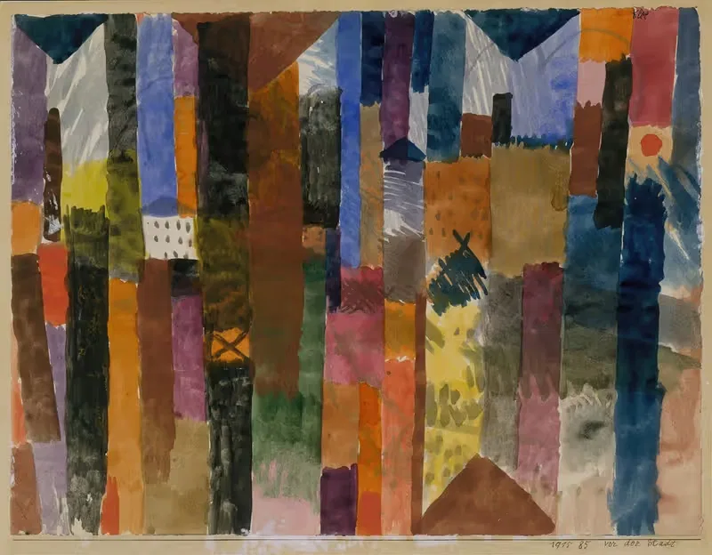 Перед городом by Поль Клее, 1915 — digital art print download