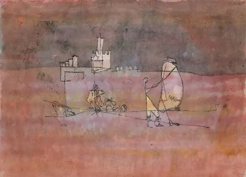 Эпизод перед арабским городом by Поль Клее, 1923 — digital art print download