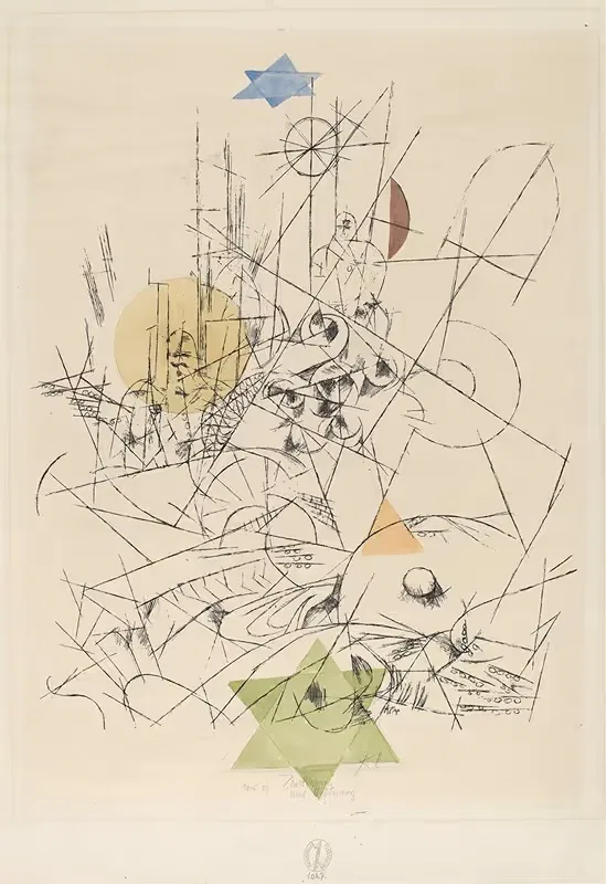 Hope and Destruction (Zerstörung und Hoffnung) — Paul Klee