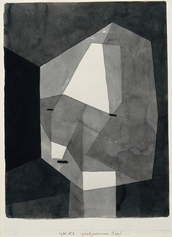 Rough-Cut Head by Paul Klee, 1935 — digital art print download