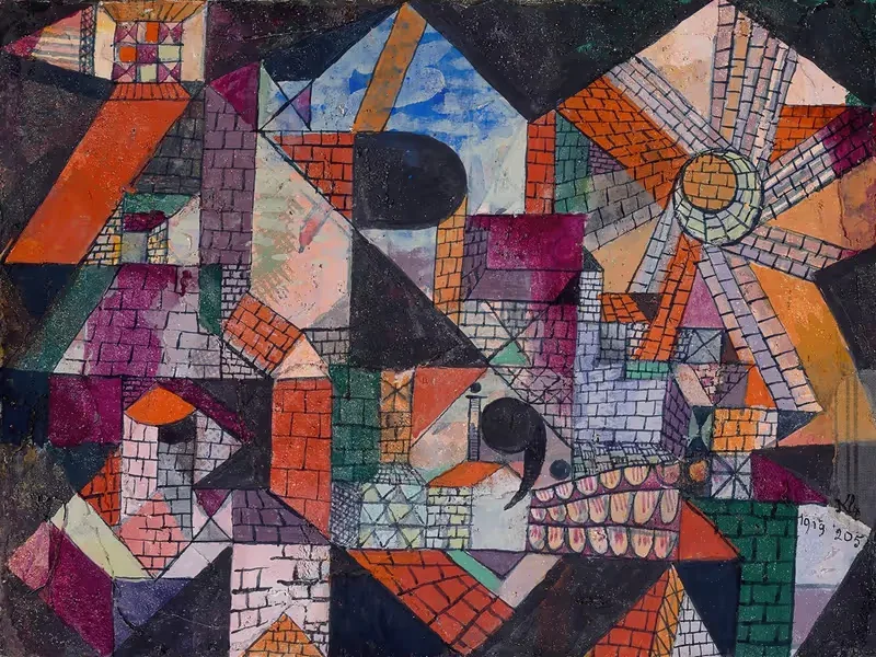 Stadt R by Paul Klee, 1919 — digital art print download