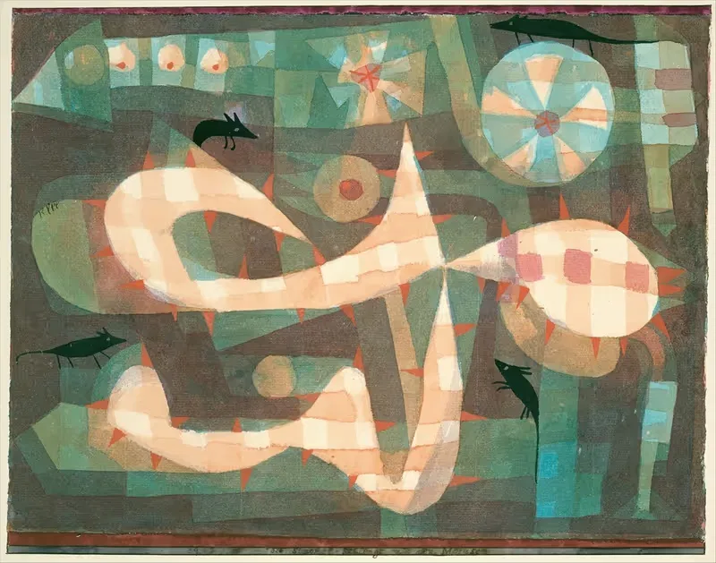 Колючая петля с мышами by Поль Клее, 1923 — digital art print download