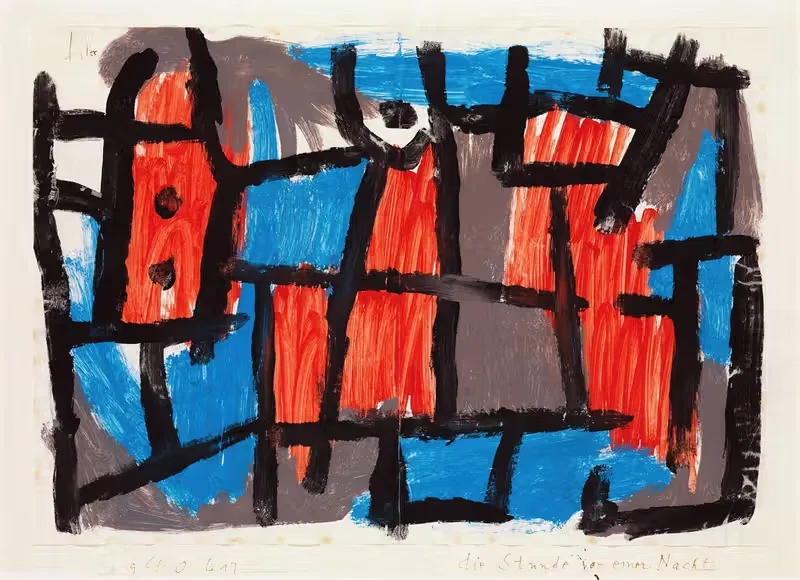 The Hour Before One Night by Paul Klee, 1940 — digital art print download