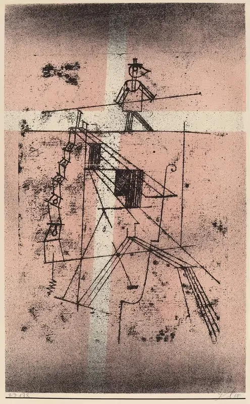 Циркач на канате (Сейлтэнцер) by Поль Клее, 1923 — digital art print download