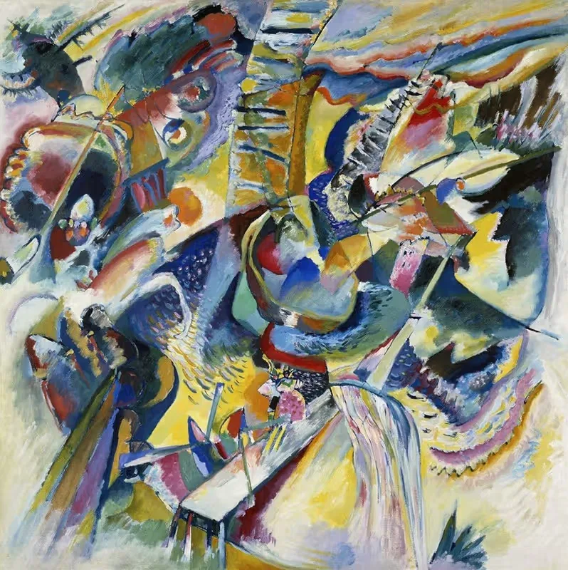 Импровизация Кламм, 1914 by Василий Кандинский, 1916 — digital art print download