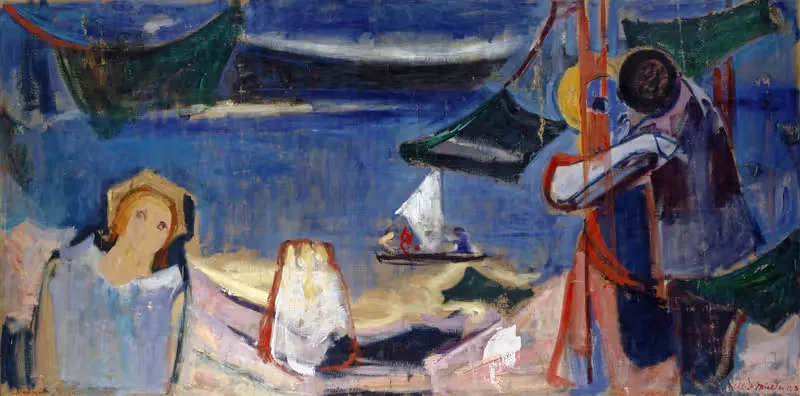 Reminiscence of Edvard Munch — Albert Müller