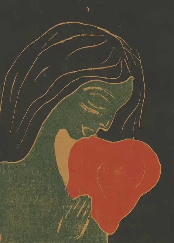 Das Herz by Edvard Munch, 1899 — digital art print download