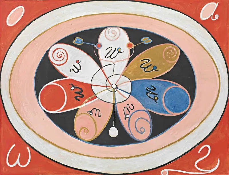 Эволюция, № 15, Группа IV, Семиконечные звезды by Хильма аф Клинт, 1907 — digital art print download