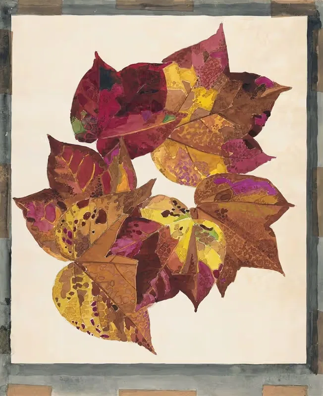 Autumn leaves by Reijer Stolk, 1944 — digital art print download