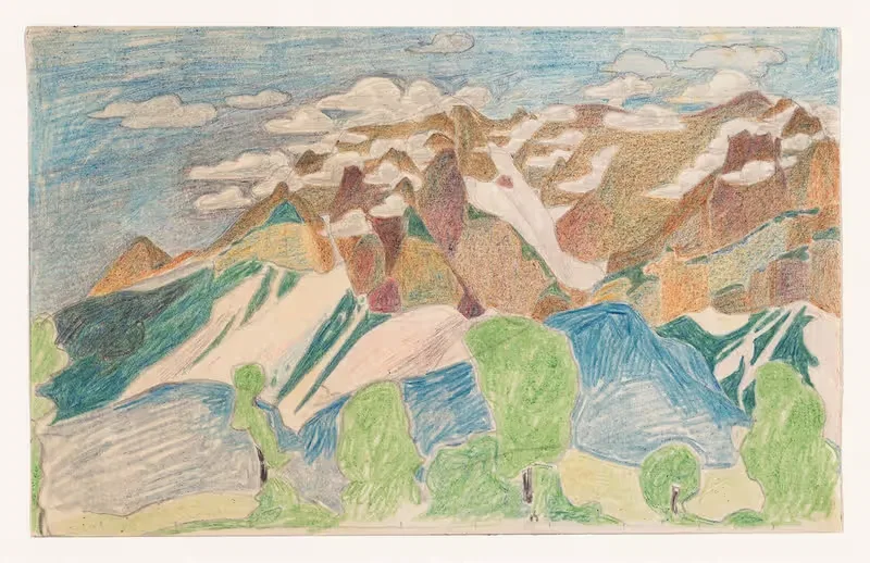 Mountain landscape by Reijer Stolk, 1936 - 1938 — digital art print download