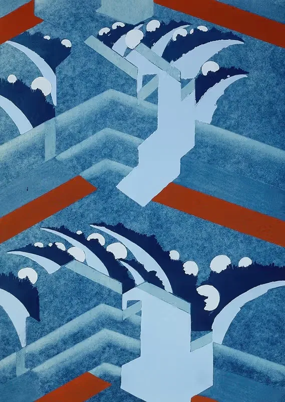 Призмы-36 by Эмиль-Ален Сегю, 1931 — digital art print download