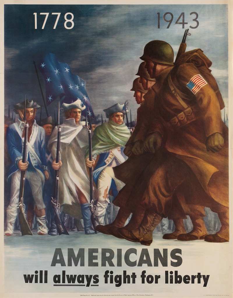 Americans will always fight for liberty — Bernard Perlin