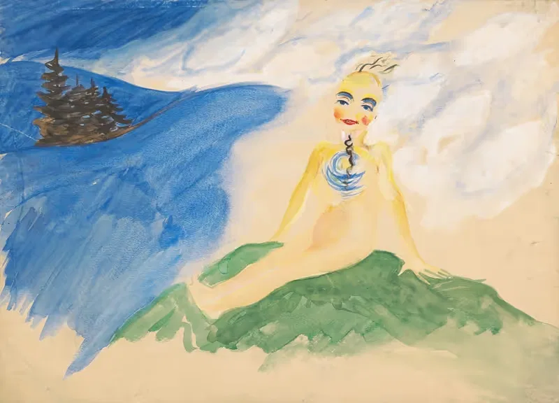 Мотив сказки by Арнольд Петер Вайс-Кубинчан, 1935–1944 — digital art print download