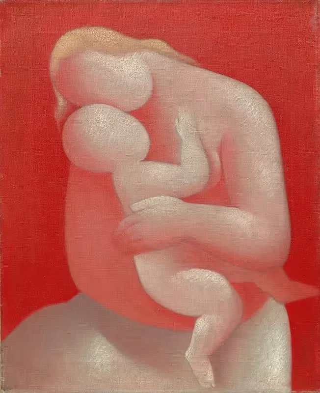 Мать (Розовая Мадонна) by Микулаш Галанда, 1933 — digital art print download