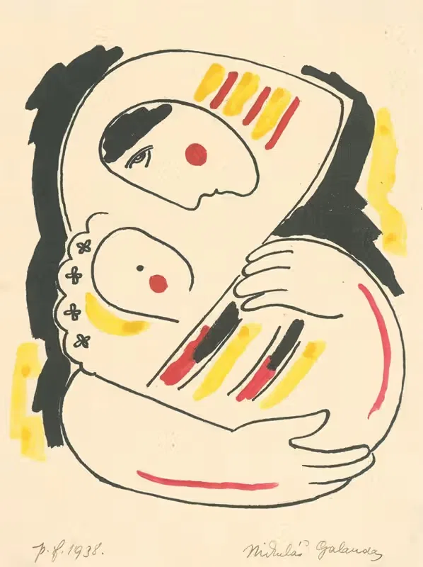 П.Ф.1938 by Микулаш Галанда, 1938 — digital art print download