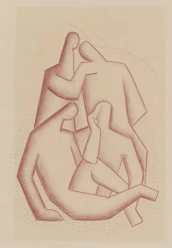 Грустные бандиты by Микулаш Галанда, 1935-1936 — digital art print download