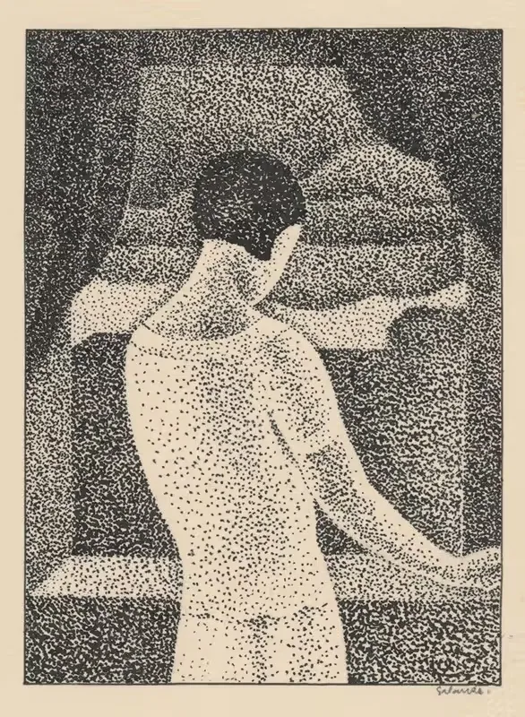 Женщина у окна by Микулаш Галанда, 1928 — digital art print download