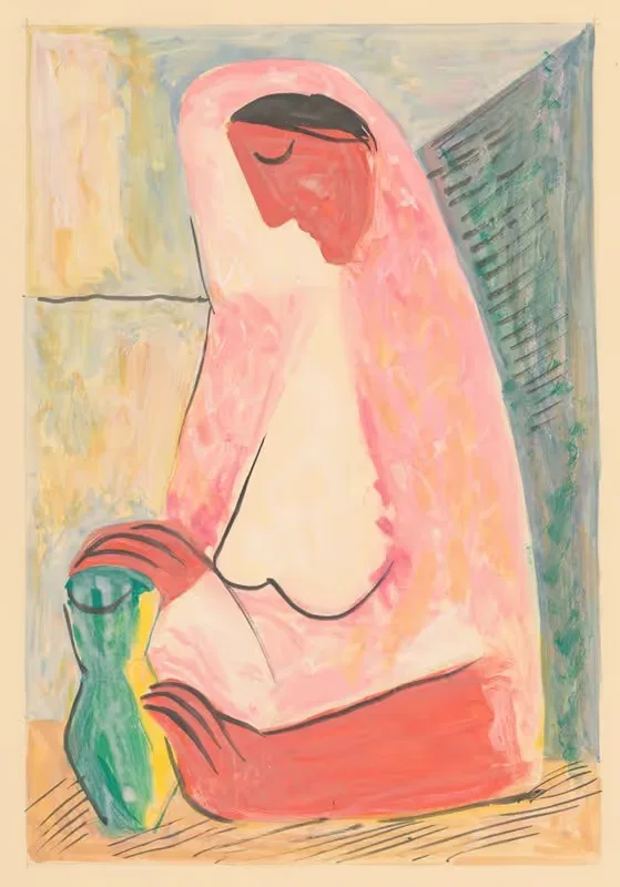 Женщина с вазой by Микулаш Галанда, 1938 — digital art print download