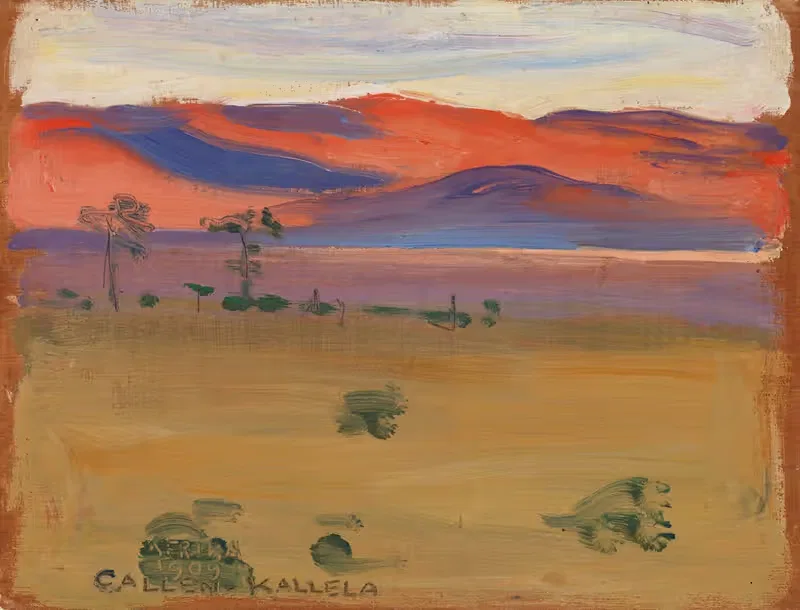 Закат на саванне by Аксели Галлен-Каллела, 1909 — digital art print download