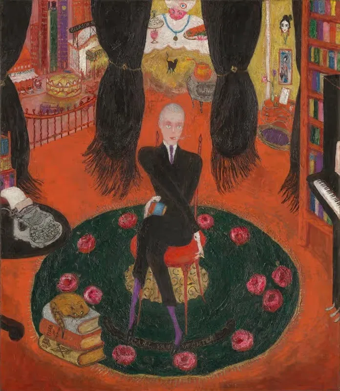 Карл Ван Вехтен by Флорин Стеттхаймер, 1922 — digital art print download