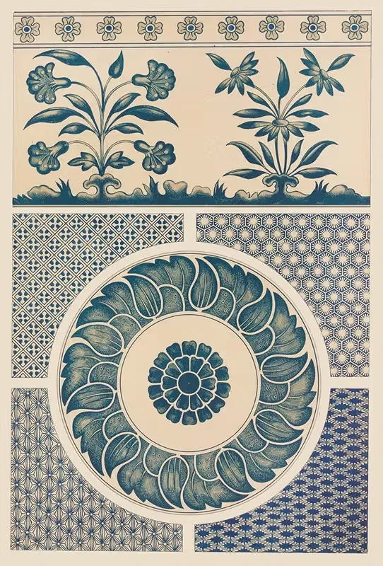 Examples of Chinese ornament, Pl.17 — Owen Jones