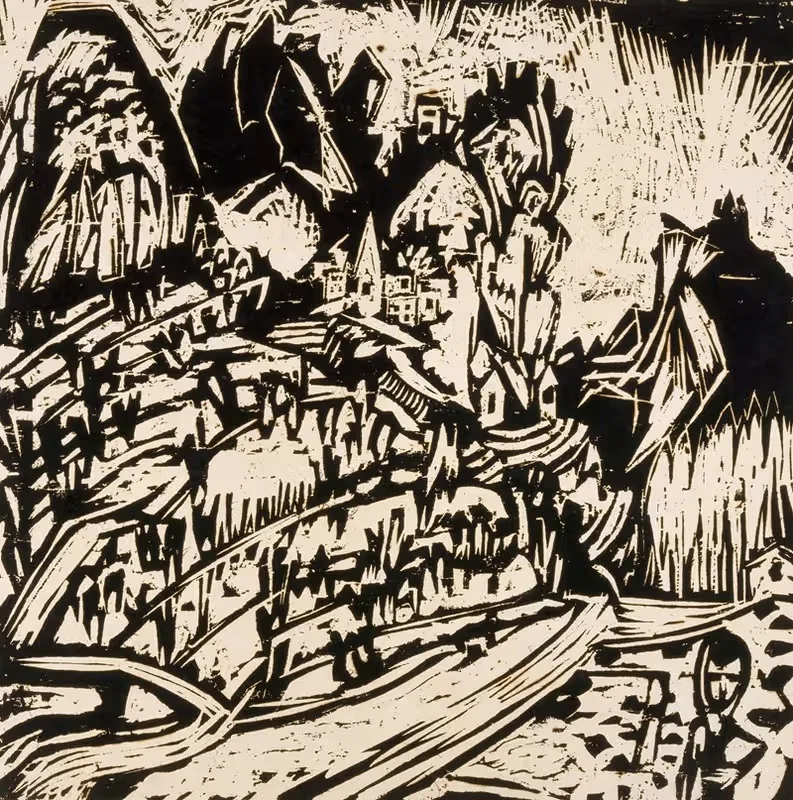 Тессинский пейзаж II by Альберт Мюллер, 1925 — digital art print download