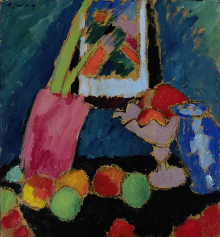 Still Life with a Purple Bowl — Alexej von Jawlensky