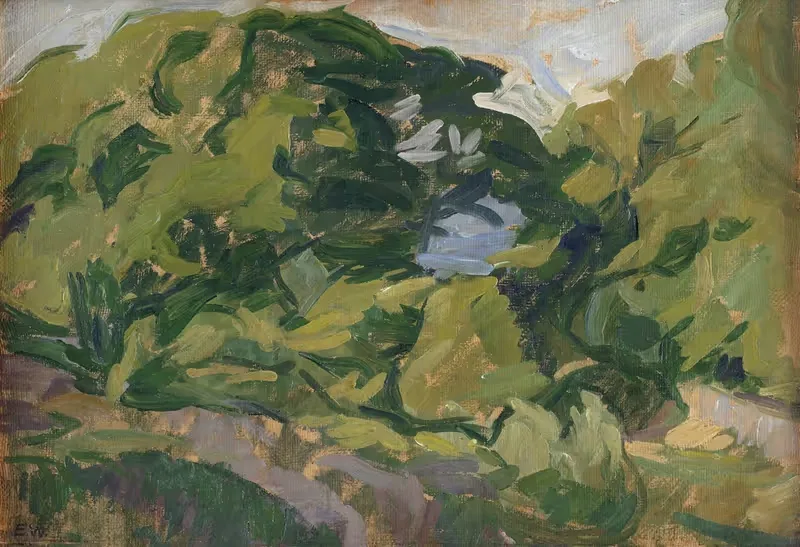 Пейзаж, Кристиансё by Эдвард Вейе, 1908 - 1913 — digital art print download