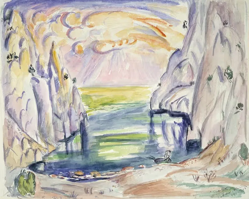 Вижен вед Эн Вокс, Кассис by Эмиль Отон Фриз, 1911 — digital art print download