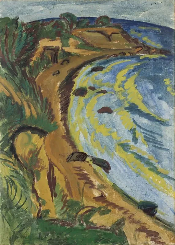 Bay on the Coast of Fehmarn — Ernst Ludwig Kirchner
